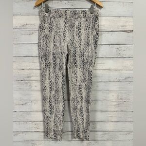 89th & Madison Snake Print Pull-On Pants Size M